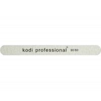 Пилка для ногтей Kodi Professional 80/80 износостойкая серая овал